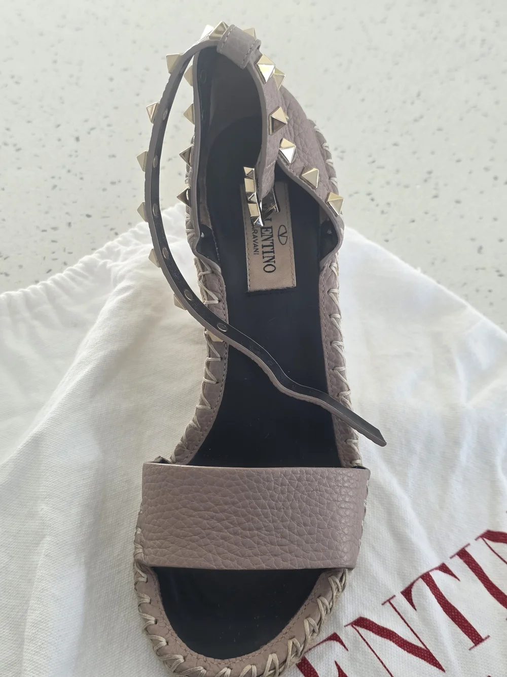 Valentino espadrille wedge